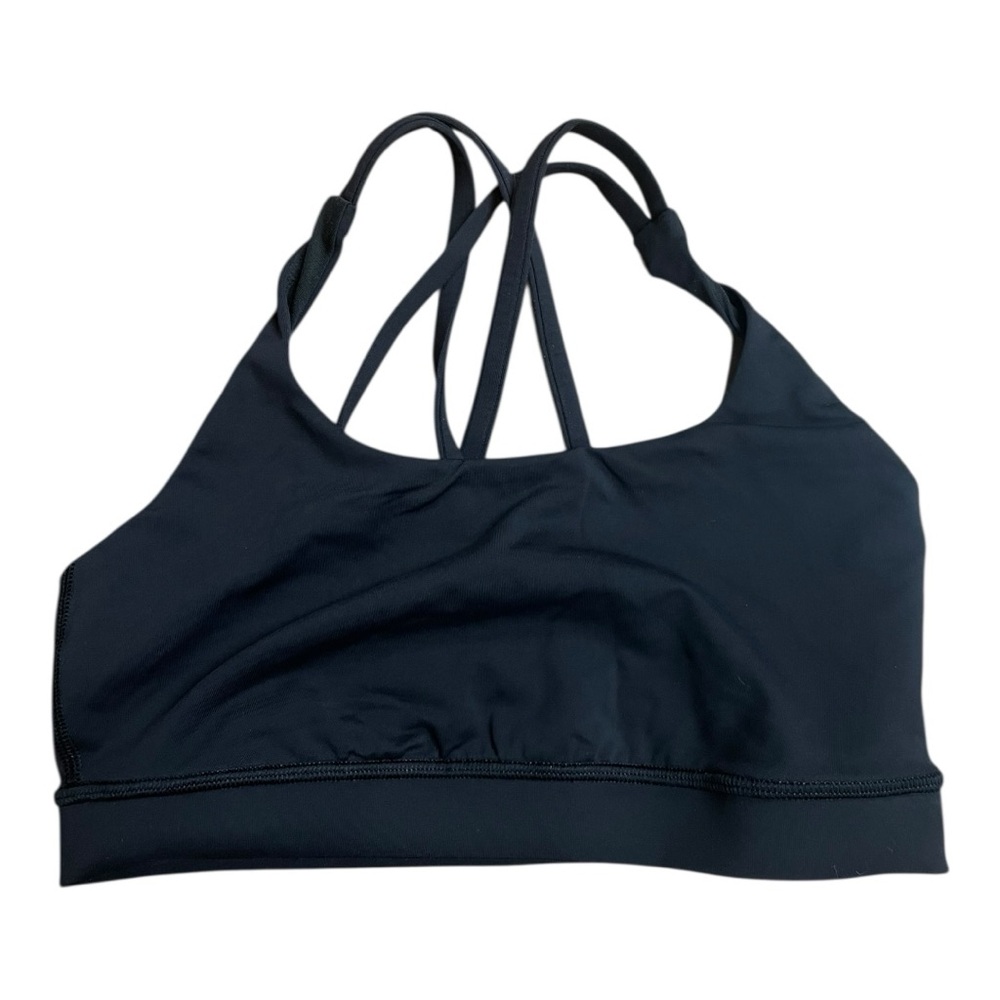 Lululemon Energy Bra *Medium Support B-D Cups Size 6 Black